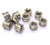 10x Aluminum Alloy 1/4 To 3/8 Transfer Connect Screw Nut Adapter For Camera Tripod Hot Shoe Socket Flash Platform Quick Disassembly Board Plate Photograph Parts Accessories