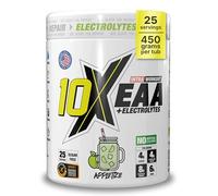 10X Athletic EAA Essential Amino Acids - Appletize | 450g, 25 Servings | 750g Electrolytes per Serving | Muscle Growth, Recovery & Hydration | Vegan, Gluten & Lactose-Free