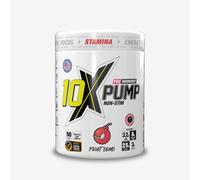 10X Athletic Non Stim Pre Workout No Caffeine Beta Alanine Creatine Sugar Free Vegan Low Calorie Various Flavours 600g 25/50 Servings (Fruit Bomb)