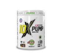 10X Athletic Non Stim Pre Workout No Caffeine Beta Alanine Creatine sugar Free Vegan Low Calorie Various Flavours 600g 25/50 Servings (Cobra Ki)