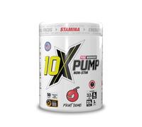 10X Athletic Non Stim Pre Workout Powder No Caffeine Beta Alanine Creatine Sugar Free Vegan Low Calorie Various Flavours 600g 25/50 Servings (Fruit Bomb)