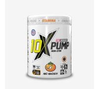 10X Athletic Non Stim Pump Pre Workout No Caffeine Beta Alanine Creatine Sugar Free Vegan Low Calorie Various Flavours 600g 50 Servings (Mandarin)