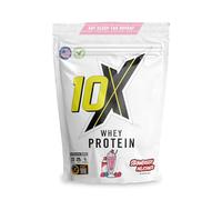 10X Athletic Whey Protein Powder - Strawberry Milkshake, 770g (22 Servings), Low-Calorie, Gluten-Free & Vegetarian, Fast Absorption for Muscle Recovery, Ideal for Weight Loss & Training