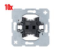 10x Berker 3032 / 613032 Switch 2-pole Off switch without spreading clamp