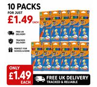 BIC Kids Evolution Colouring Pencils - Assorted Colours, Pack of 12