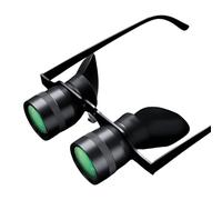 10X Binocular Glasses, Fishing Magnifying Glasses for Outdoor, Folding Opera BinocularGlasses with Light Blocking Eye Cover, for Bird Watching, Tv,Sports,Concerts,Theater