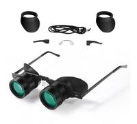 10X Binocular Glasses, Hands-Free Lazy Glasses, Easy Focus Binoculars for Bird Watching, Sports, Concerts, Theater, Opera, TV, Sight Seeing