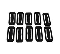 10x Black Race track Connectors Compatible with Hotwheels Track | Straight Track Race Track Connectors Replacements