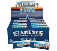 10x booklets Elements Rolling Filter Tips Roaches Roach Paper Card Chlorine Chemical Free