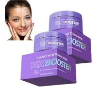 10X Booster Nano Whitening Dose Premium Moisturizing Face Cream, Anti-Aging Improve Dullness Dryness Shrink Pores, Whitening Facial Cream Restore Healthy Luster, Nourish Brighten Face Skin Cream (2PC)