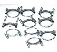 10x Bosal Exhaust Clamp Pipe Clamp M8 Ø 65mm