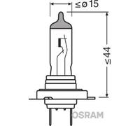 Osram 64215 lamp, H7, 24V/70W, PX26d, 1 piece in folding