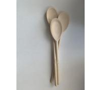 10x Buri Cooking Spoon 3er Set Holz Cutlery Kitchen Utensils Stirring Spatula