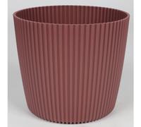10x Buri Planter Milly 20cm Grooves Plastic Flower Pot Plant Kräutergefäß