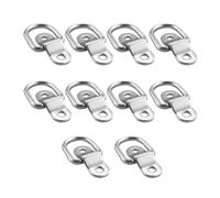 10X Cargo Lashing Surface Mount D Ring Staple Cleat Tie Down Trailers
