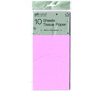 10x Coloured Tissue Paper Sheets Gift Present Hamper Wrapping Acid Free 50x70cm - Baby Pink