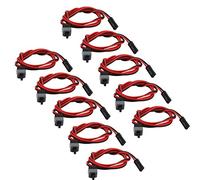 10x Computer Motherboard Power Cable Switch On/Off/Reset Button Replacement