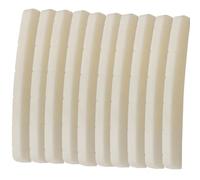 10x Curved Slotted Guitar Bone For Electric Guitar Bridge Saddle Nut guitar Nut Replacement Parts