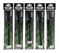 10x Deluxe Barbless Pole Float Rigs Lightweight For Coarse, Match or Carp Fishing Tackle Bait Lure (10 X Match Pole Rigs)
