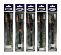 10x Deluxe Barbless Pole Float Rigs Lightweight For Coarse, Match or Carp Fishing Tackle Bait Lure