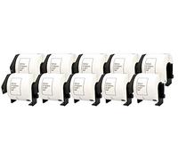 10x DK-11202 62 x 100mm Compatible Shipping Labels Rolls (300 Labels per Roll) for P-Touch QL-1110NWB QL-1100 QL-1060N QL-500 QL-500BW QL-570 QL-580 QL-700 QL-710W QL-800 QL-810W QL-820NWB