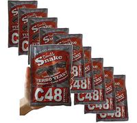 10x Double Snake C48 Turbo Yeast 25L 14%-21% ABV Homebrew Vodka Wash Moonshine