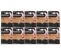 10X Duracell 1632 (10 Blister Packs of 1 Battery) 10 Batteries (CR1632)