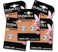 10x DURACELL CR2016 Batteries 3V Lithium Coin Cell Button DL2016 2016 Long Life