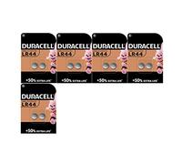 10x Duracell LR44 A76 V13GA 76A (5 Blister Packs of 2 Batteries) 10 Batteries