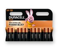 DURACELL PLUS AA BATTERY ALK PK10