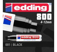 10x edding Permanent Marker | Colours/Nibs for All Surfaces | Made in Germany