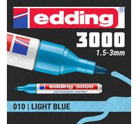 10x edding Permanent Marker | Colours/Nibs for All Surfaces | Made in Germany