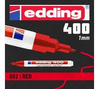 10x edding Permanent Marker | Colours/Nibs for All Surfaces | Made in Germany