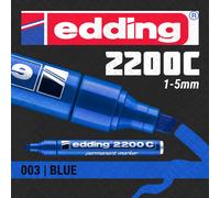 10x edding Permanent Marker | Colours/Nibs for All Surfaces | Made in Germany