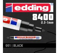10x edding Permanent Marker | Colours/Nibs for All Surfaces | Made in Germany