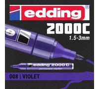 10x edding Permanent Marker | Colours/Nibs for All Surfaces | Made in Germany
