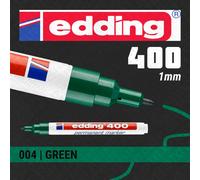 10x edding Permanent Marker | Colours/Nibs for All Surfaces | Made in Germany