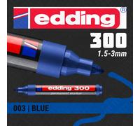 10x edding Permanent Marker | Colours/Nibs for All Surfaces | Made in Germany