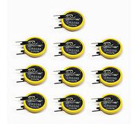 10X EEMB Battery with Solder Tabs Non-Rechargeable Tabbed 3V CR2032 Lithium Batteries UL Certified (CR2032-PCN2)