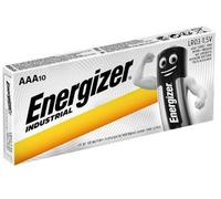 10x Energizer AAA 1.5V Alkaline Industrial Non-Rechargeable Batteries LR03