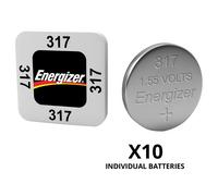 10x Energizer Coin Cell Battery 392 384 Silver Oxide 1.55V LR41 192 Longest Exp