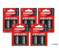 Eveready Heavy Duty D Zinc Battery, Pack of 2