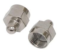 10x F-Type/Screw Male Terminator Plug Cap-Coaxial Satellite End Connector Cover