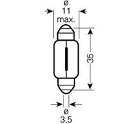 10x ✅Fits OSRAM 6418ULT 12V 5W C5W ULTRA LIFE OSRAM BULB ⭐UK Seller⭐