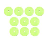 10x Flat Cones Non Slip Training Spot Markers for Boxing Baseball Soccer Green