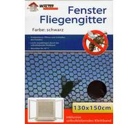 10x Fly Screen Window Black 130 x 150cm Touch Fastener Mosquito Net Repellent