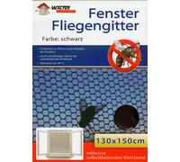 10x Fly Screen Window Black 130 x 150cm Touch Fastener Mosquito Net Repellent