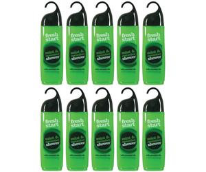 10x Fresh Start Shower Bath Gel with Essential Oils 420ml - Mint & Cucumber