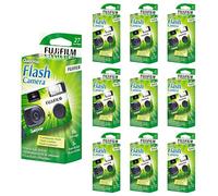 10x Fuji Quicksnap Flash 400 Disposable 35mm Camera 27 Exp 09/2020 FRESH