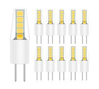 10X G4 LED Lamps 2W LED Bulb COB Warm White 3000K LED Lamps 200LM Equivalent to Halogen Lamp 20W AC/DC12V